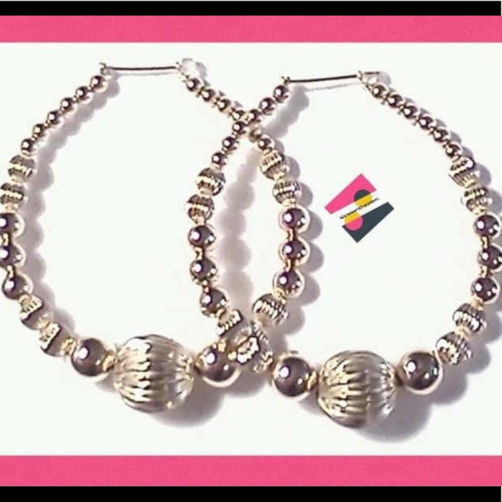 14kt gold filled beaded handmade earrings